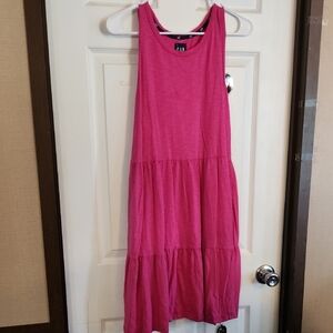 GAP Pink Midi Dress